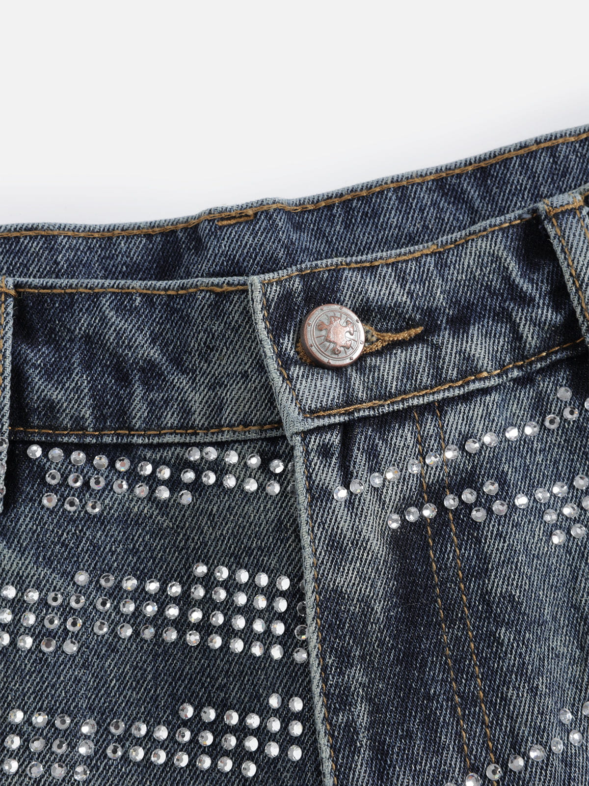 Aelfric Eden Rhinestone Baggy Jeans - Image 3