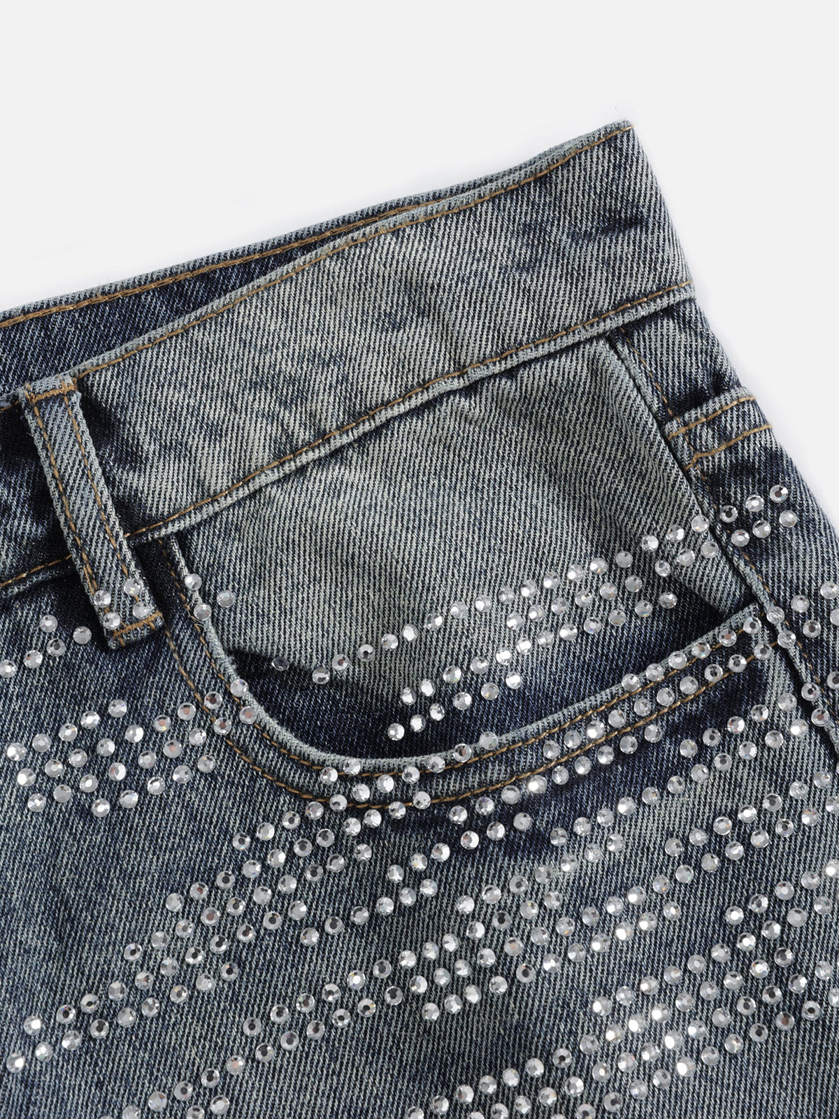 Aelfric Eden Rhinestone Baggy Jeans - Image 4