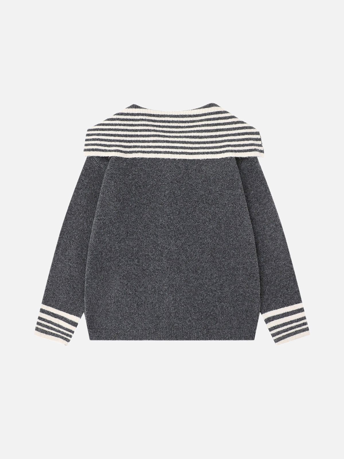 Aelfric Eden Sailor Collar Knit Zip Up Cardigan - Image 2