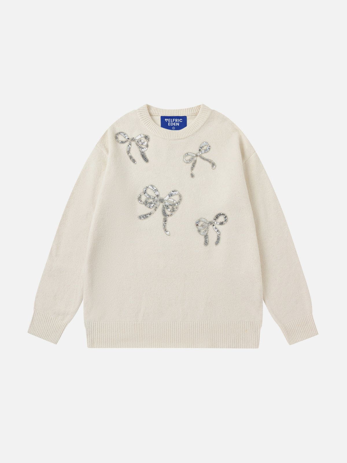 Aelfric Eden Sequins Bow Sweater - Image 2