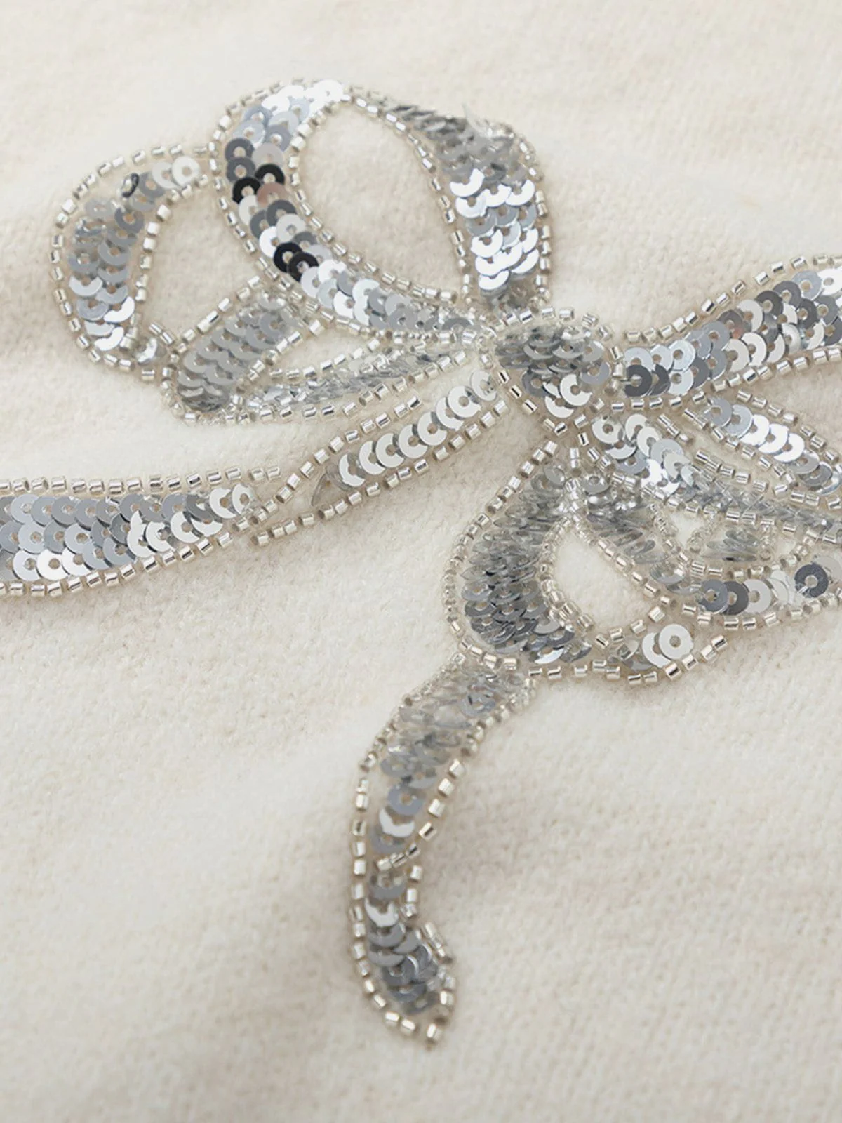Aelfric Eden Sequins Bow Sweater - Image 6