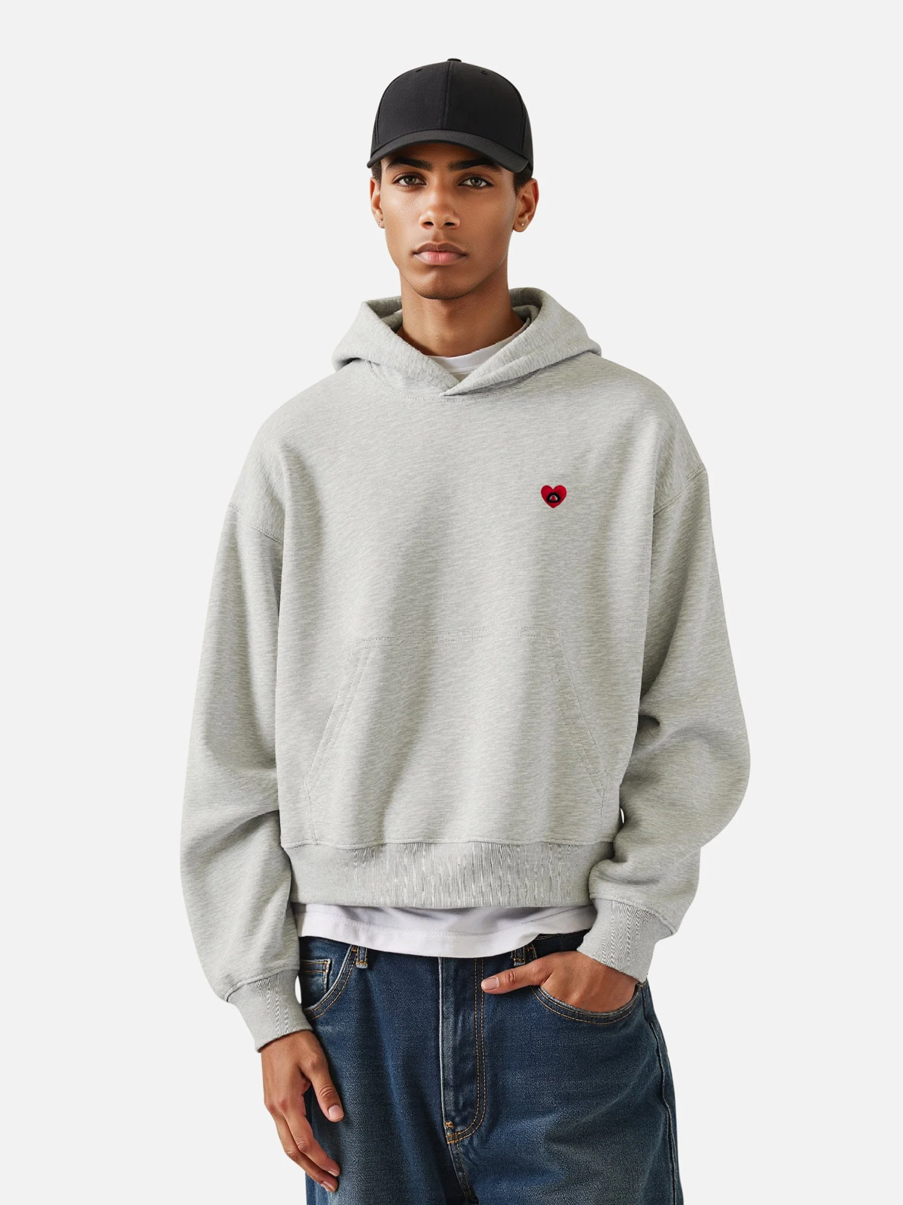 Aelfric Eden Solid Pullover V302 Boxy Hoodie - Image 4