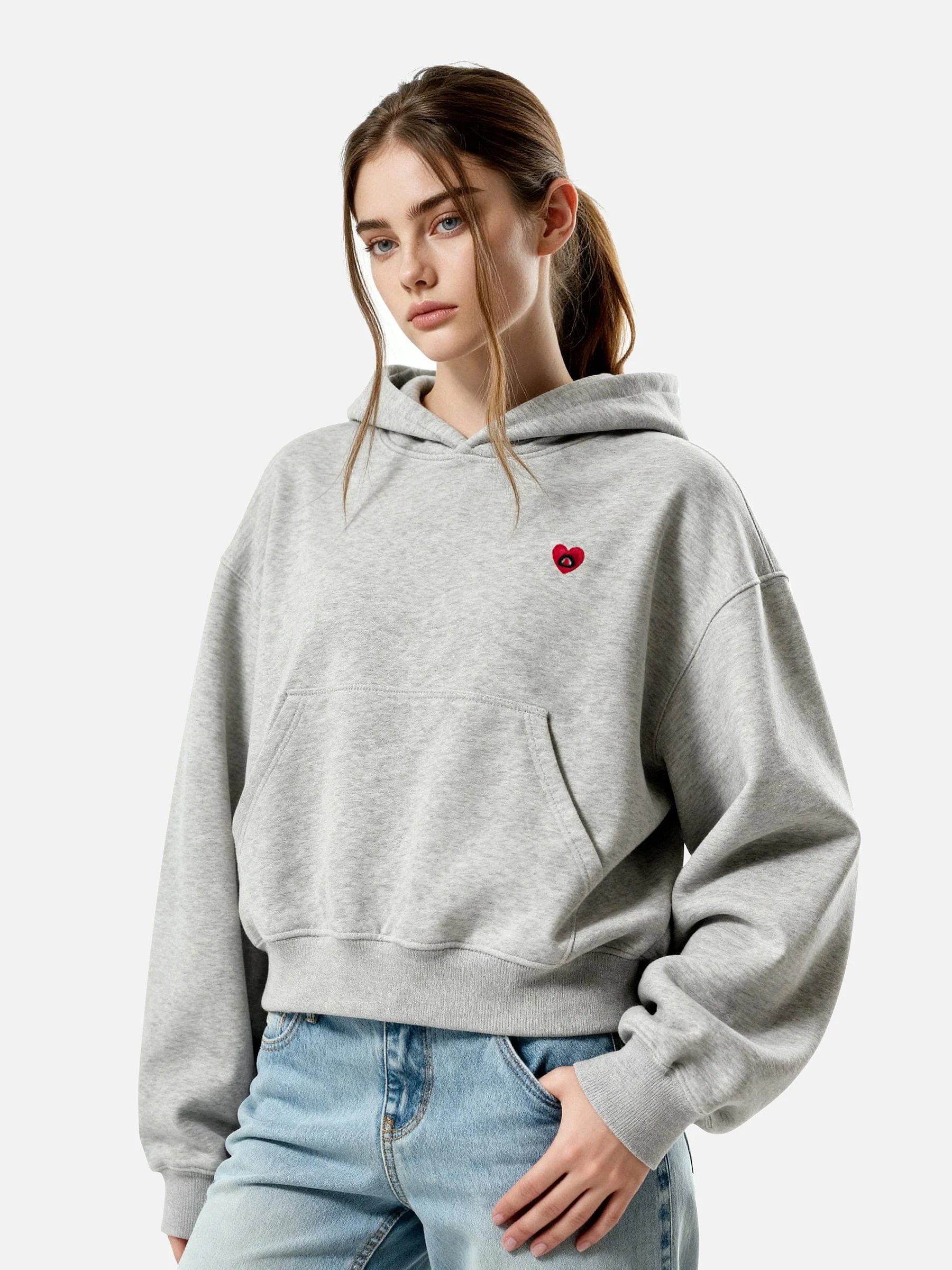 Aelfric Eden Solid Pullover V302 Boxy Hoodie - Image 6