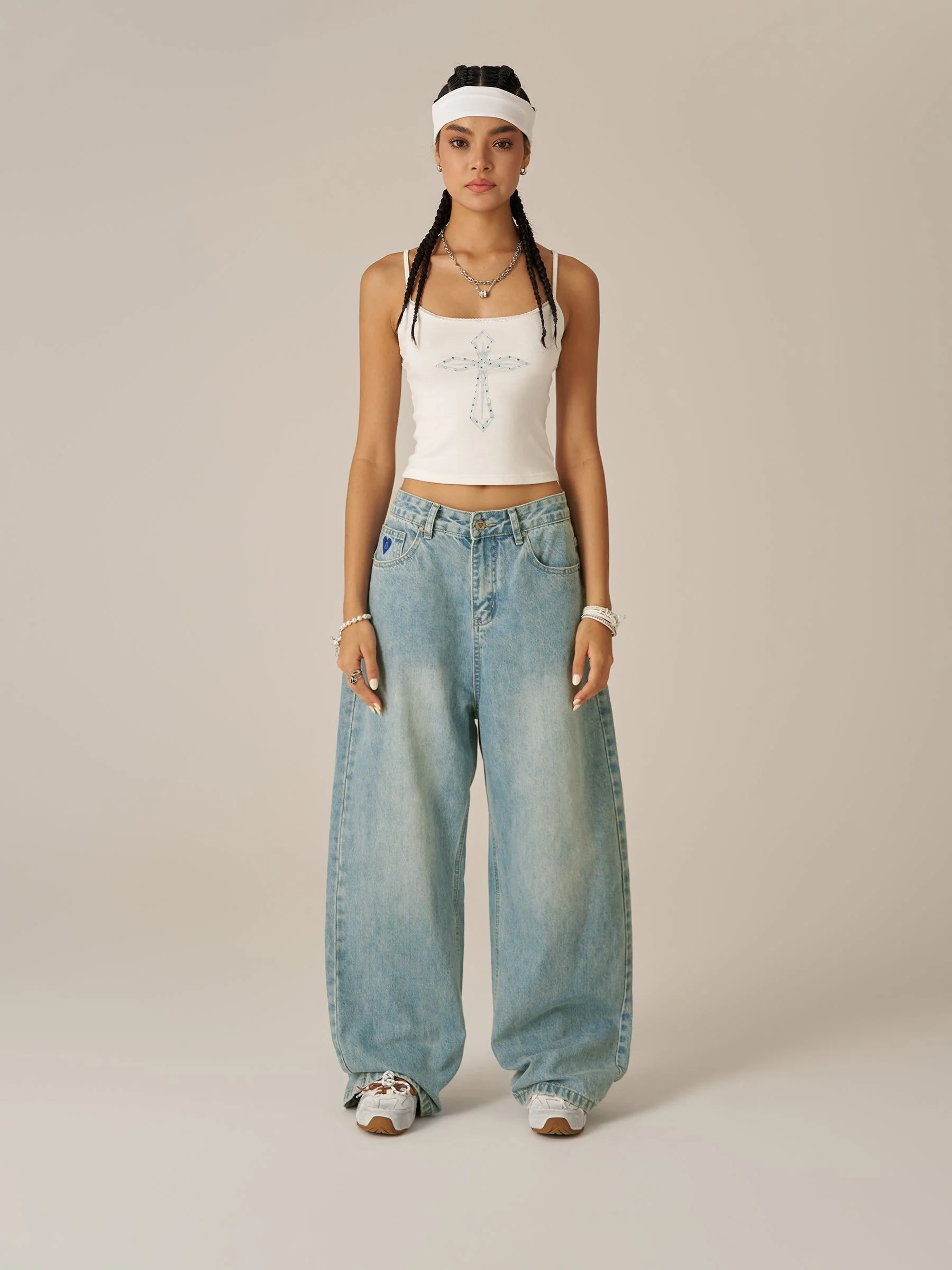 Aelfric Eden Baggy Basic Jeans - Image 4