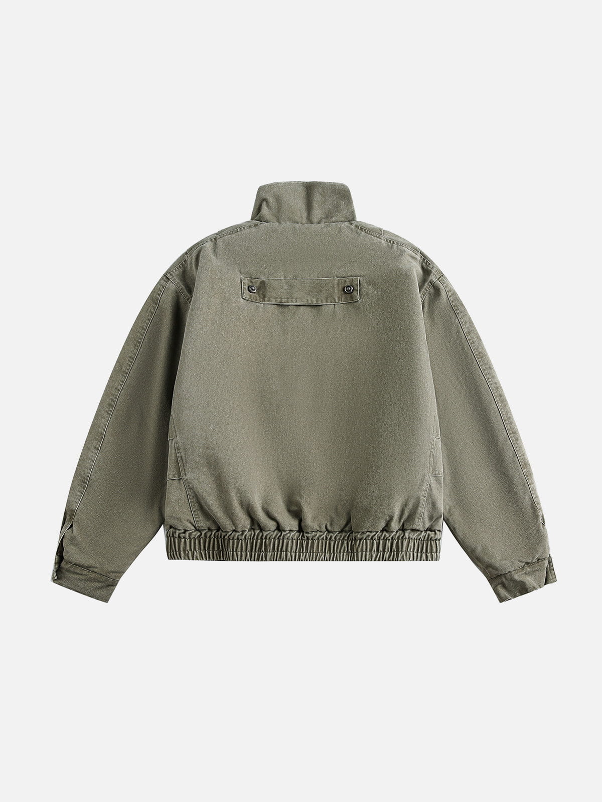 Aelfric Eden Stand Collar Denim Coat - Image 3