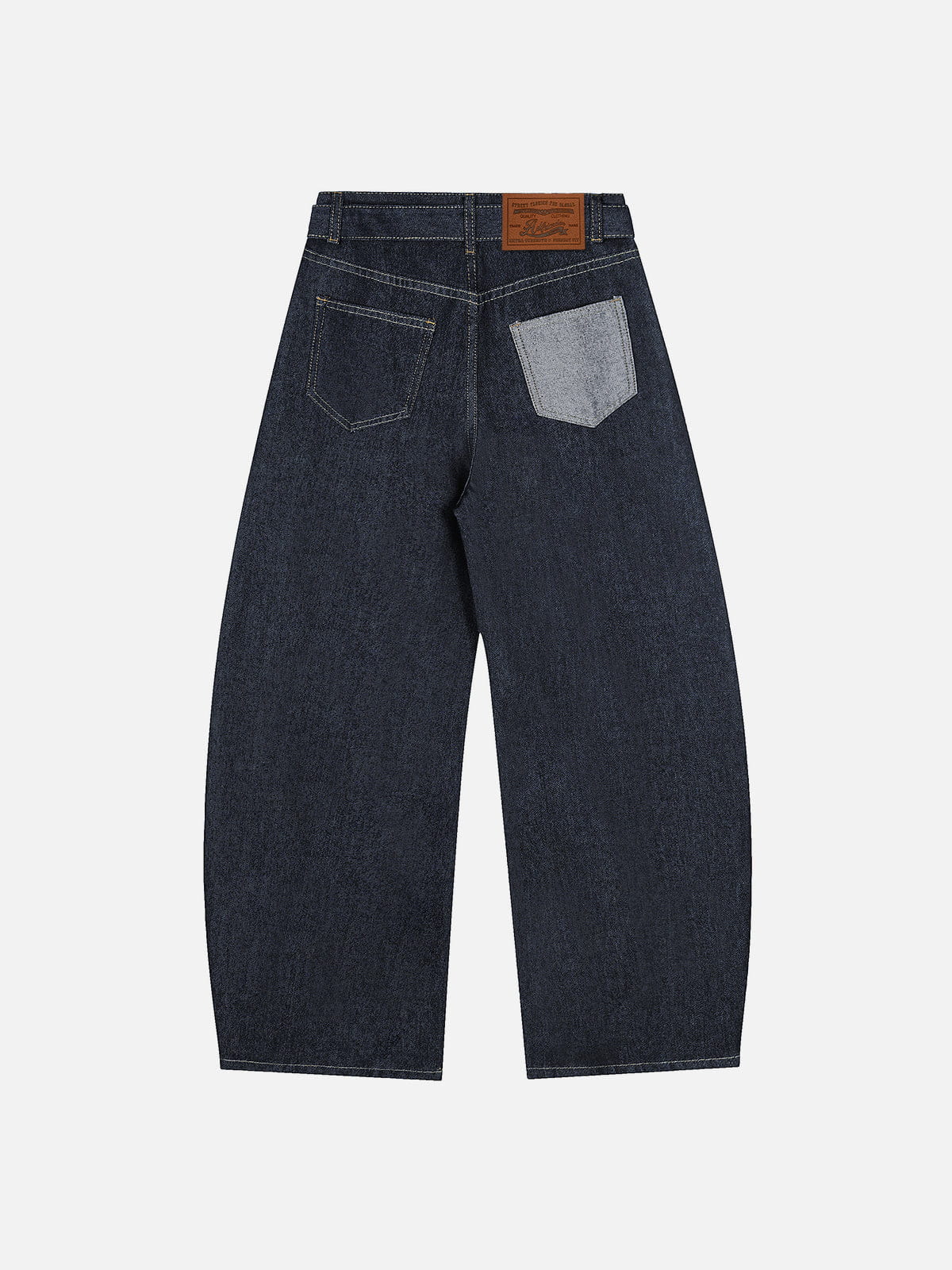 Aelfric Eden Star Belt Baggy Barrel Jeans - Image 3