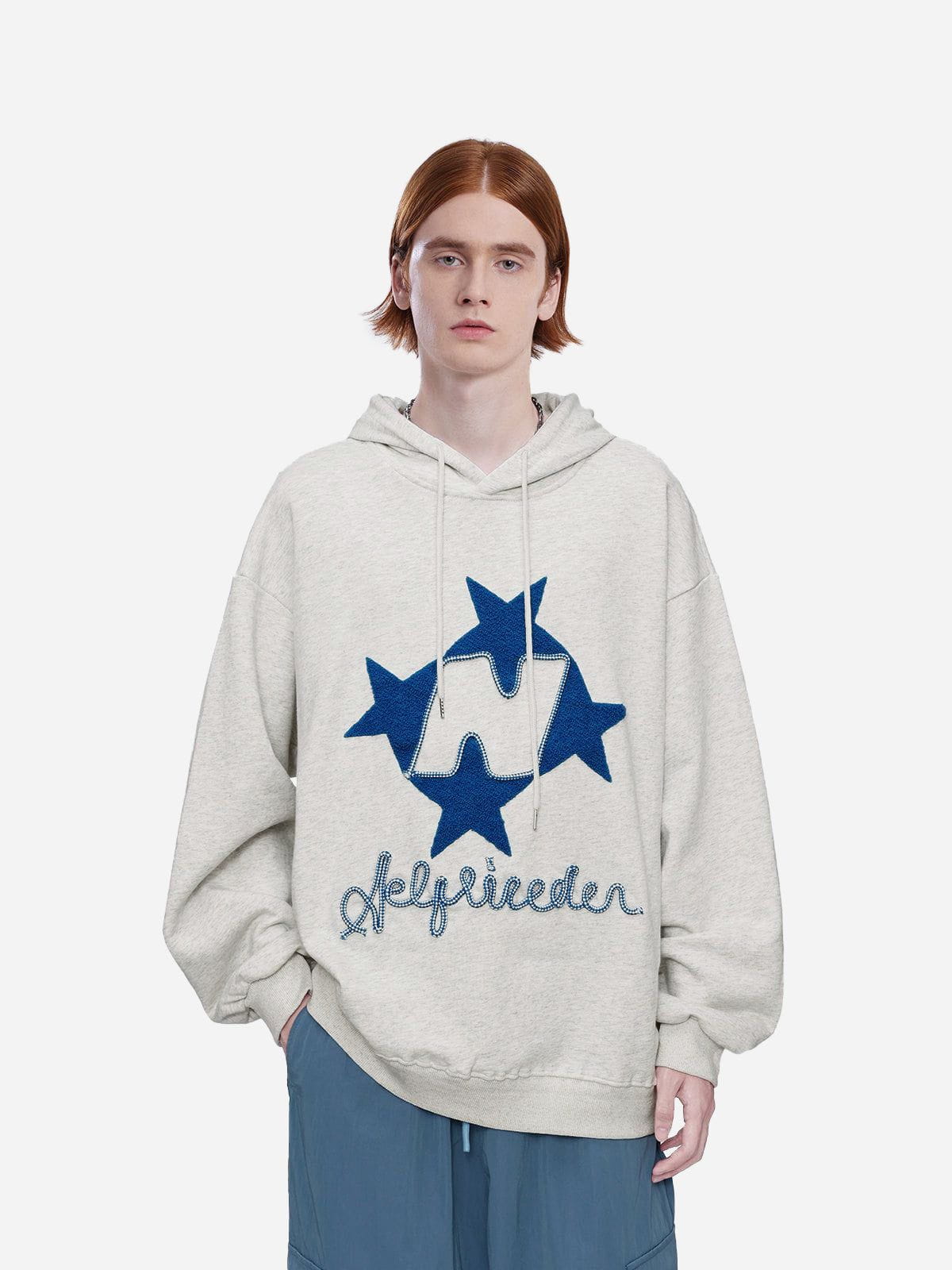 Aelfric Eden Stellaris Embroidered Hoodie - Image 6