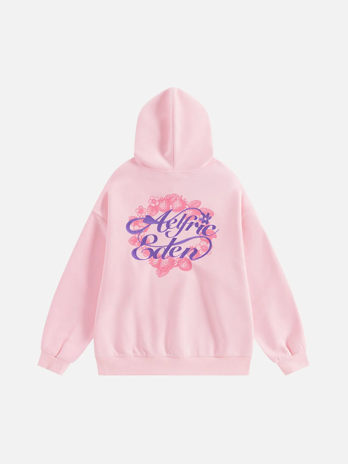 Aelfric Eden Strawberry Floral Pullover Hoodie - Image 2