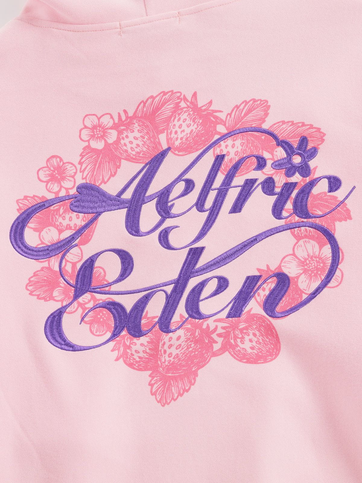 Aelfric Eden Strawberry Floral Pullover Hoodie - Image 5