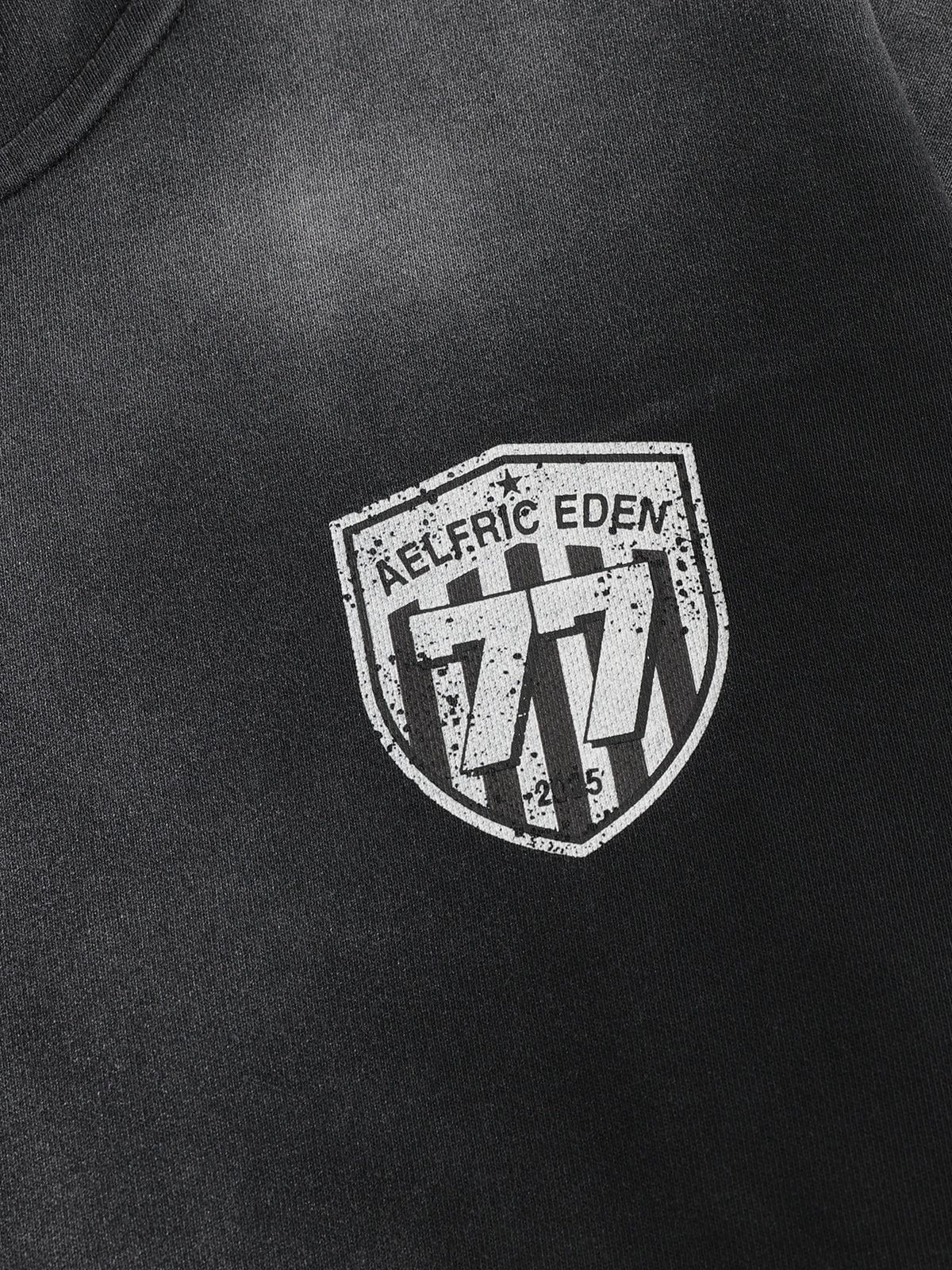 Aelfric Eden Boxy fit 77 Stripe Zip Hoodie – Acid Wash - Image 6