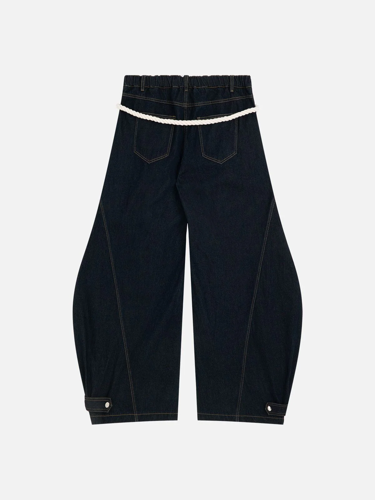 Aelfric Eden Drawstring Waist Super Baggy Jeans - Image 6