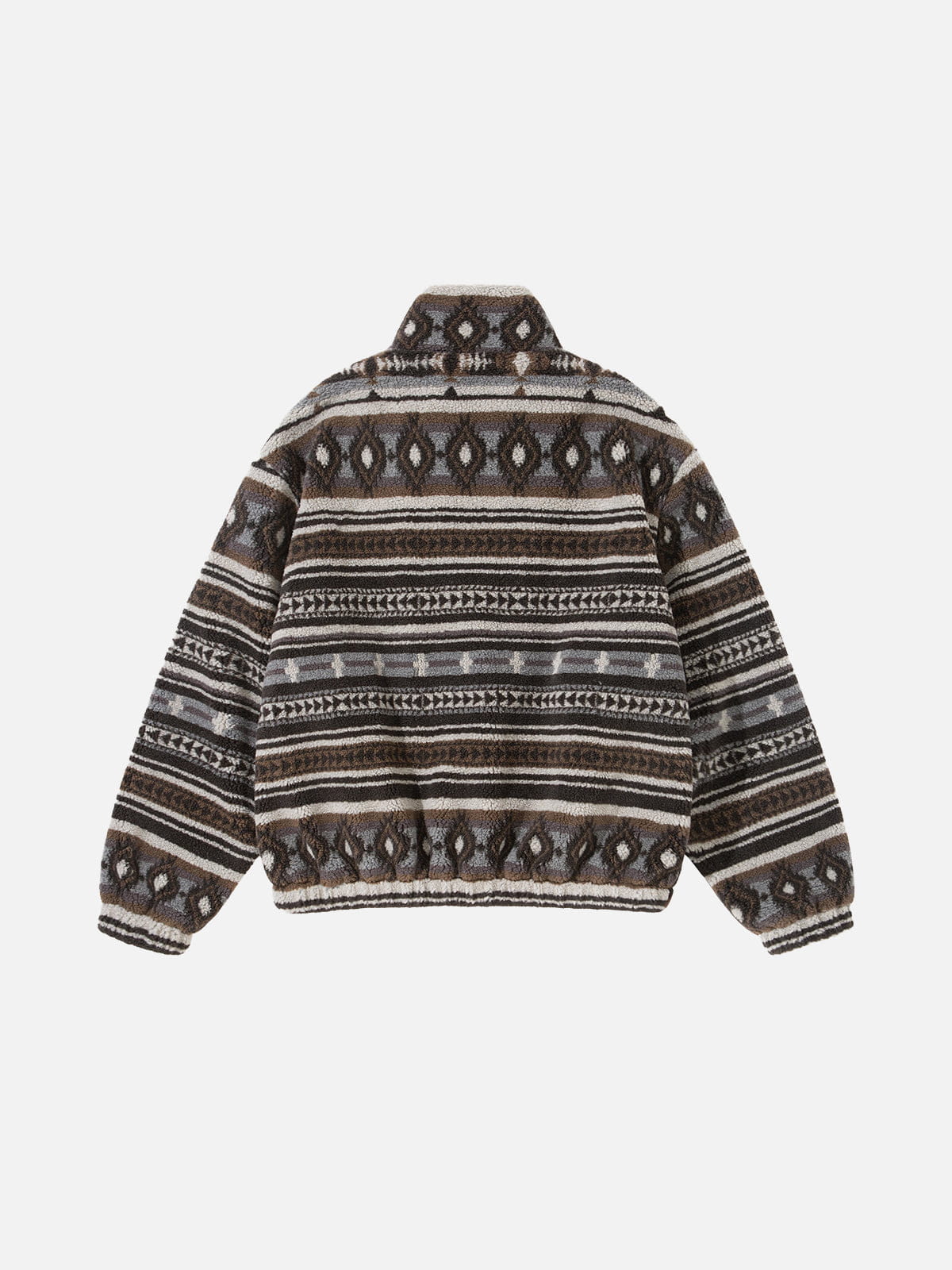 Aelfric Eden Tribal Pattern Fleece Jacket - Image 2