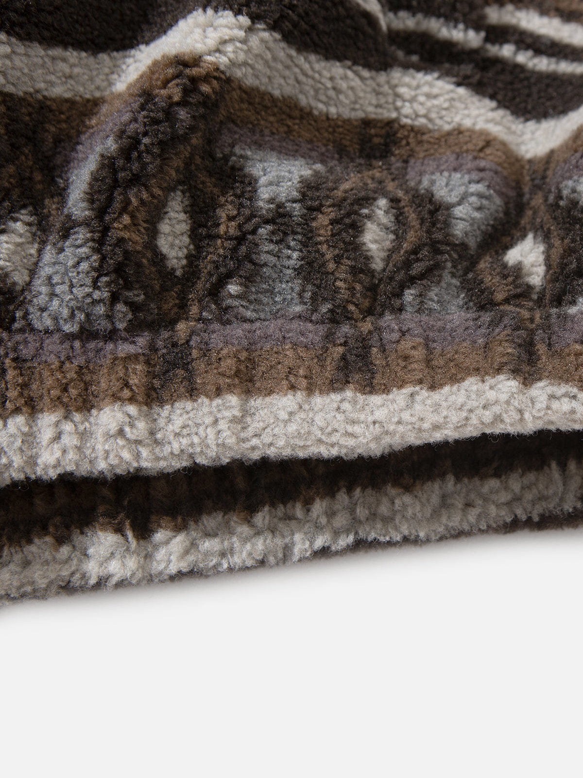 Aelfric Eden Tribal Pattern Fleece Jacket - Image 4