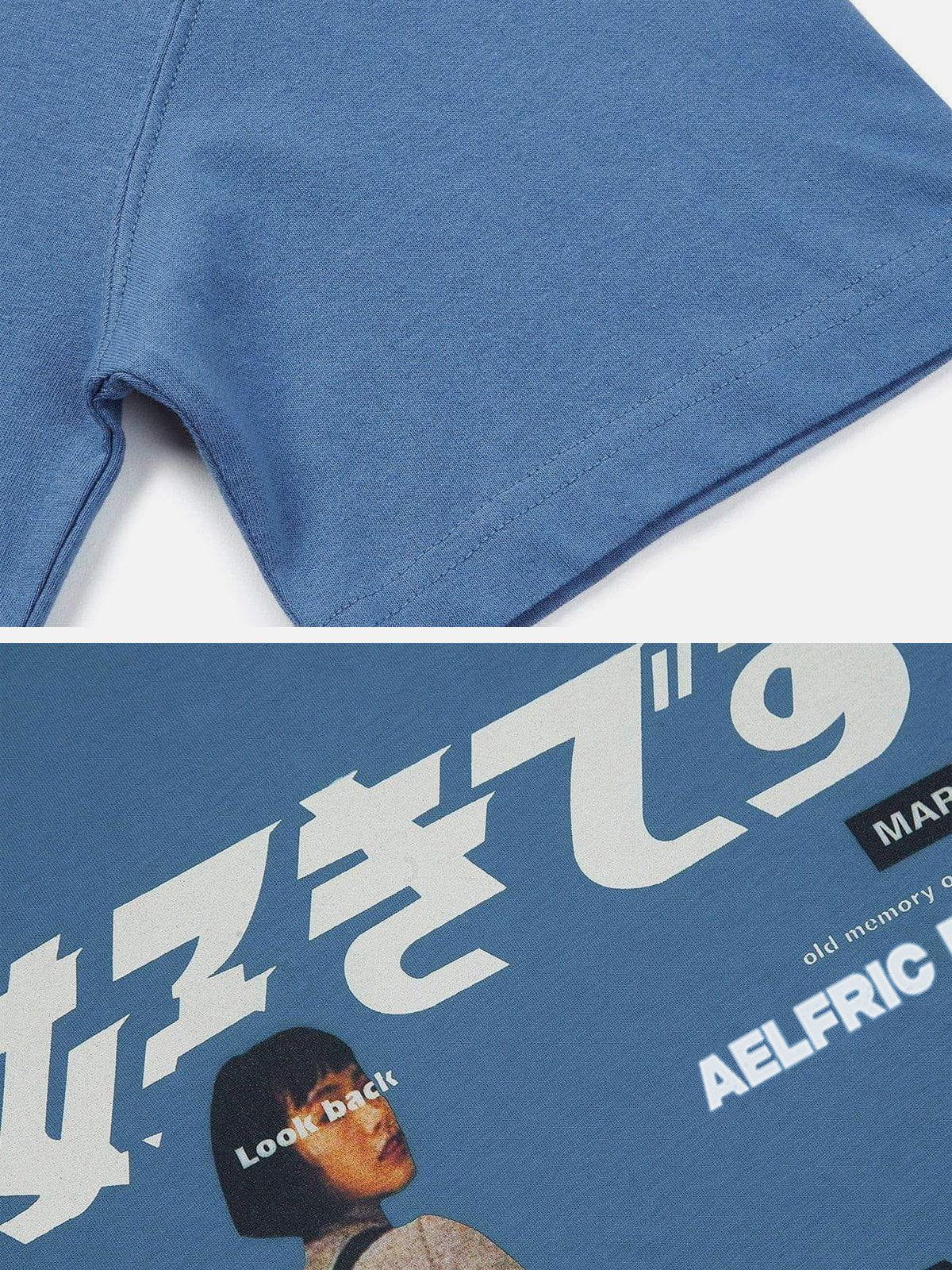 Aelfric Eden "好きです" Japanese Girl Graphic Tee - Image 4
