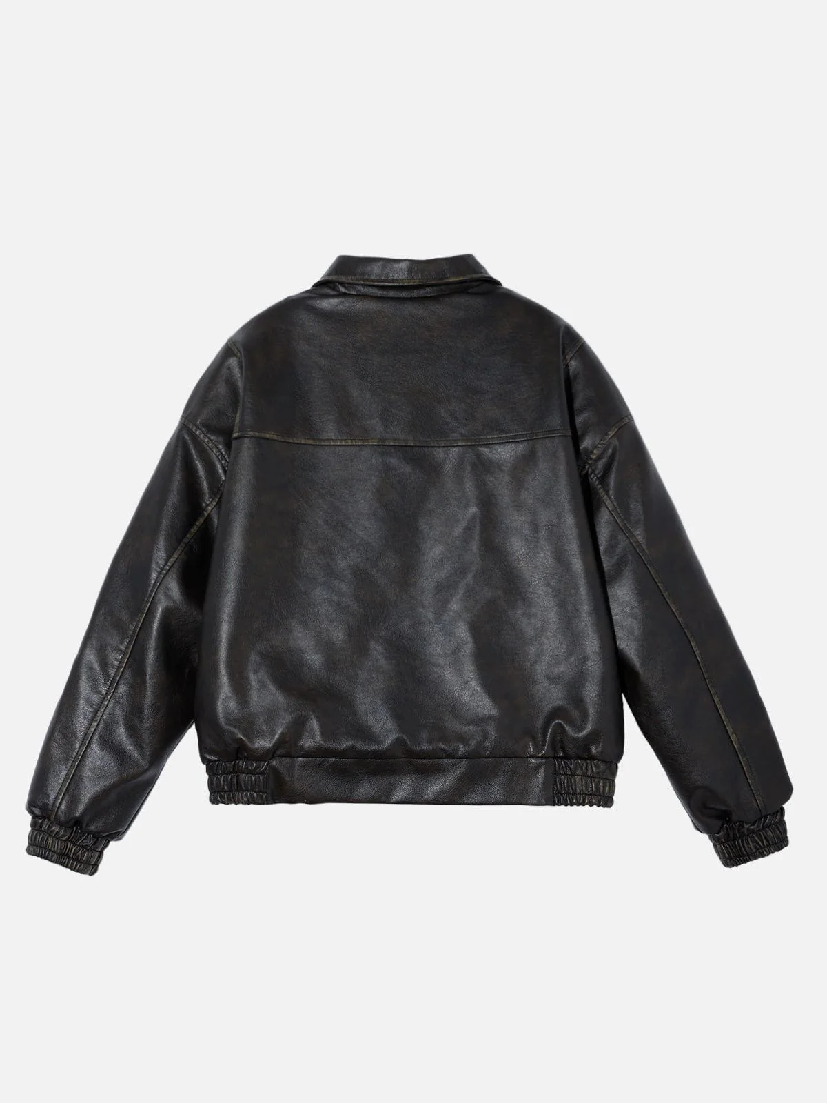 Aelfric Eden Faux Leather Cropped Jacket - Image 5
