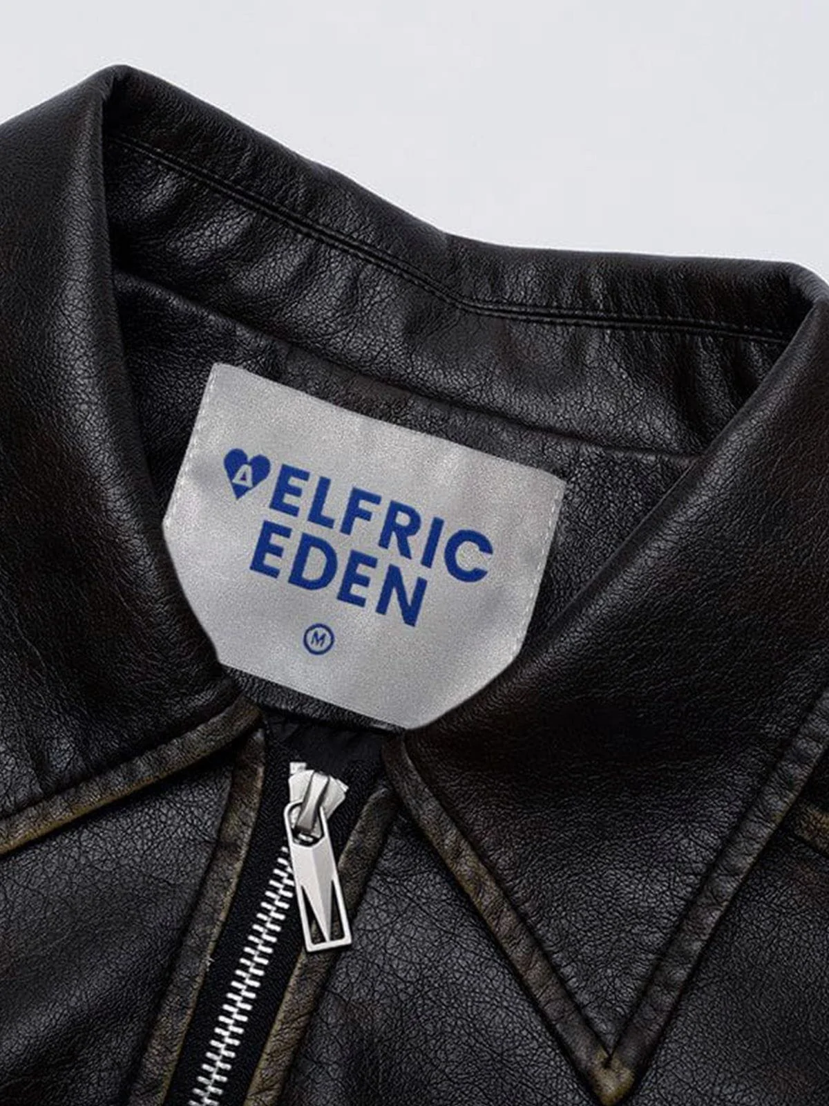 Aelfric Eden Faux Leather Cropped Jacket - Image 6